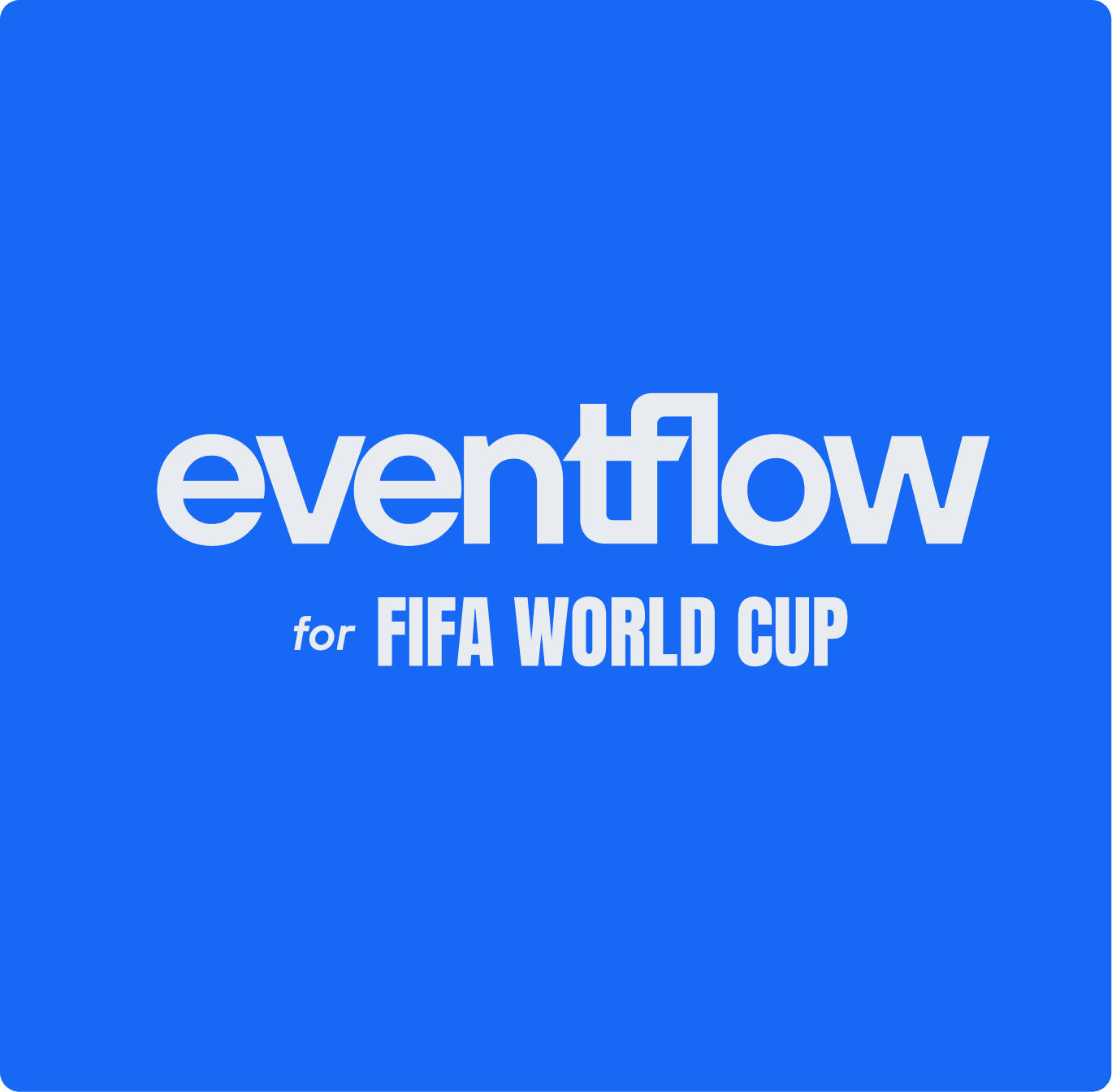 EventFlow for FIFA World Cup identity