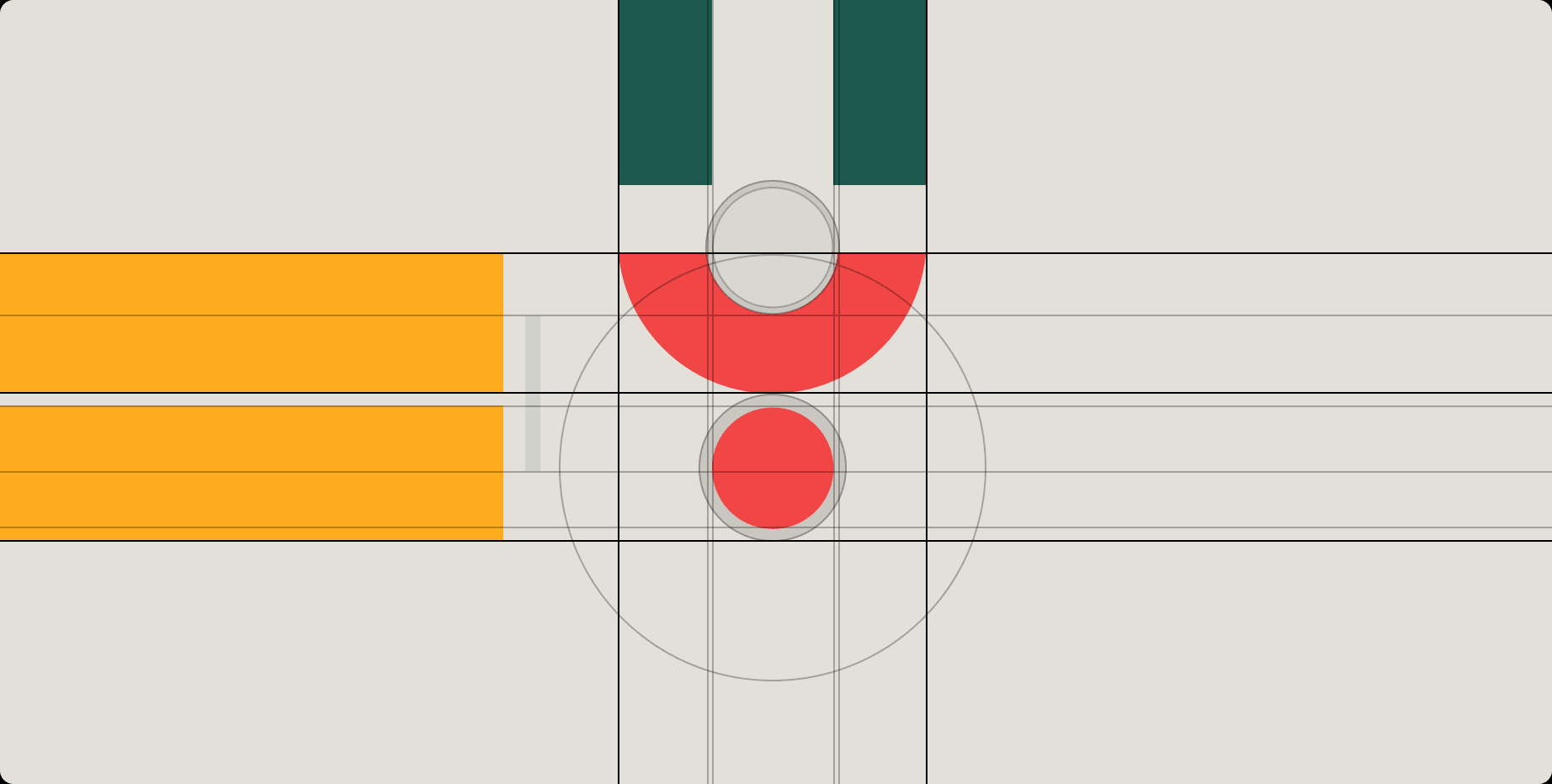 Geometric construction grid for the TygrLabs identity mark