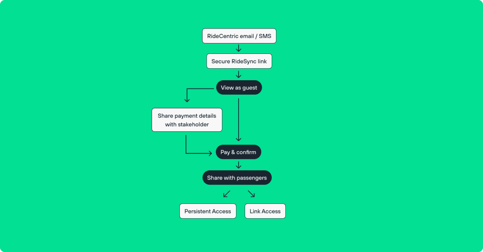 RideSync access and information model